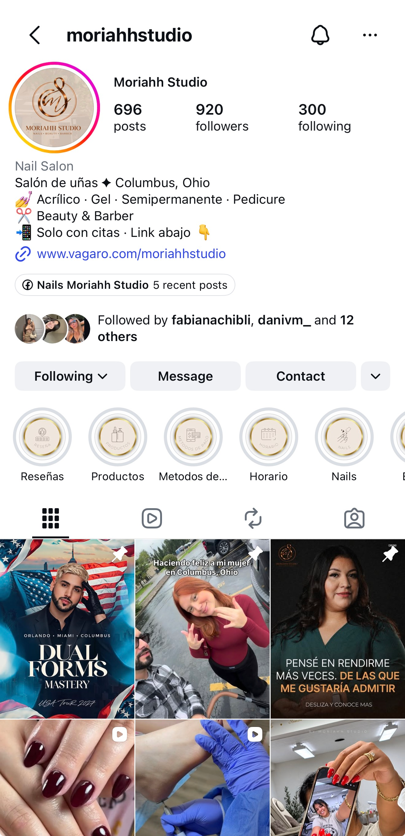 Contenido de Moriahh Studio